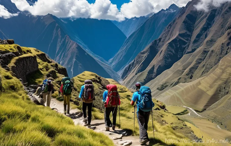 페루 기후 계절별 특징 - Majestic Andean Trek in the Dry Season**
"A breathtaking panoramic view of the Peruvian Andes during...