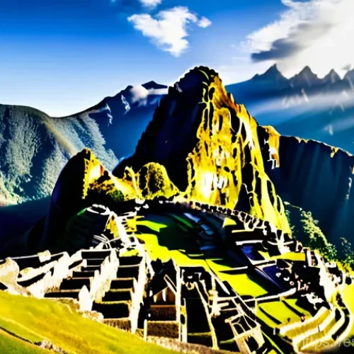 마추픽추 여행 꿀팁 - **Prompt 1: Sunrise over Machu Picchu**
    A breathtaking, wide-angle shot of the ancient Inca city...